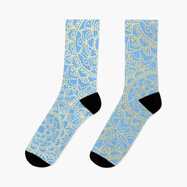 Item preview, Light Blue Mandala Pattern designed and sold by Julie Erin Designs.