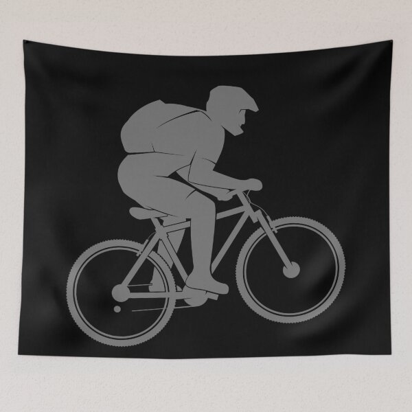 Item preview, Mountain Biker Silhouette designed and sold by NoSpecialShop.
