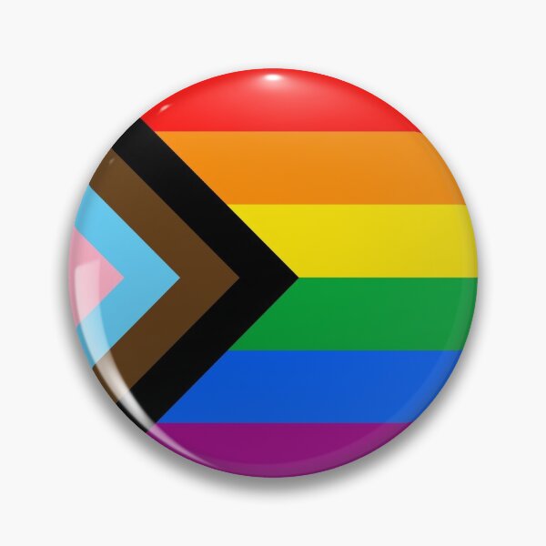 LGBTQ Progress Pride Flag Pin For Sale By Identipride Redbubble