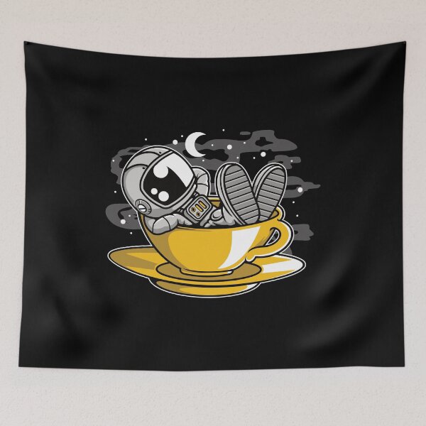 Item preview, Astronaut Coffee Nap - Funny Outer Space Lovers designed and sold by Desteroids.