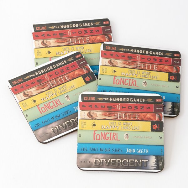 Item preview, Stack of Books - YA Rainbow designed and sold by baker-cm.