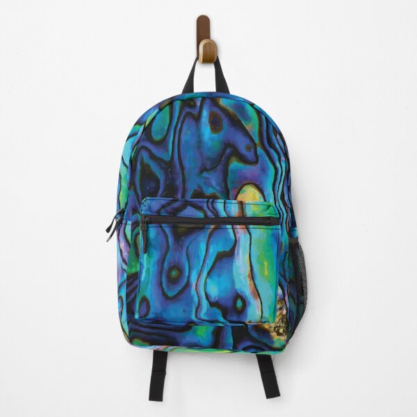 Item preview, New Zealand Paua Abalone Blue Green Yellow Sea Shell Natural Pattern designed and sold by Ciara Shortall.