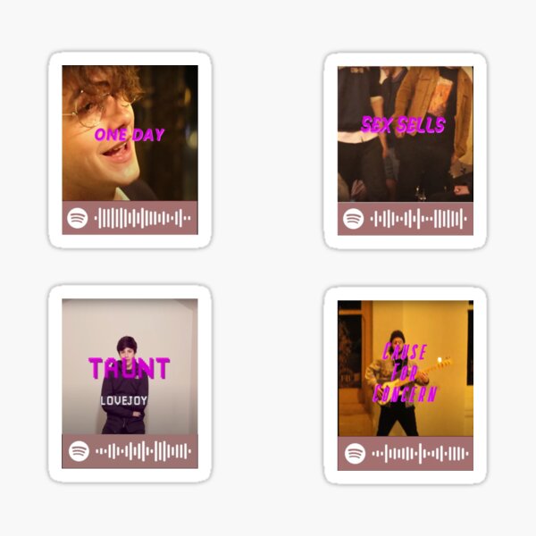 "Lovejoy song code stickers" Sticker by Scaledskulls Redbubble