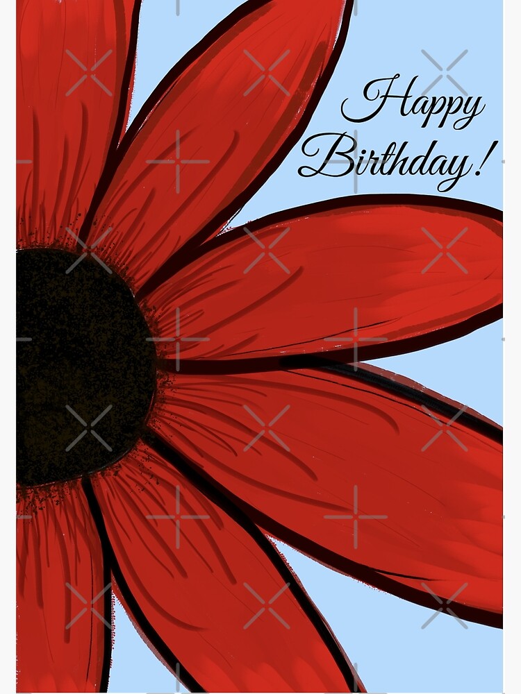 Happy Birthday To You Birthday Cards For Her Poster For Sale By Dippermoon Redbubble