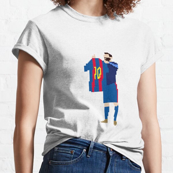 Lionel Messi F C BARCELONA ARGENTINA PIXEL ART 1 Women's T-Shirt