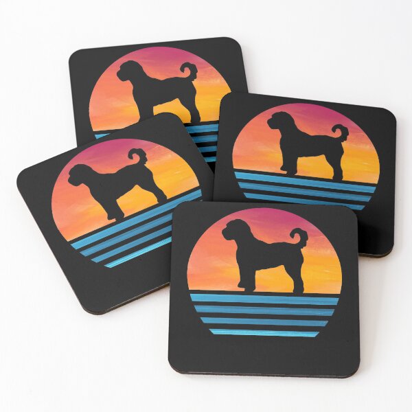 Item preview, funny labradoodle mom dog lover vintage silhouette labradoodle owner gifts designed and sold by alaechamlal.