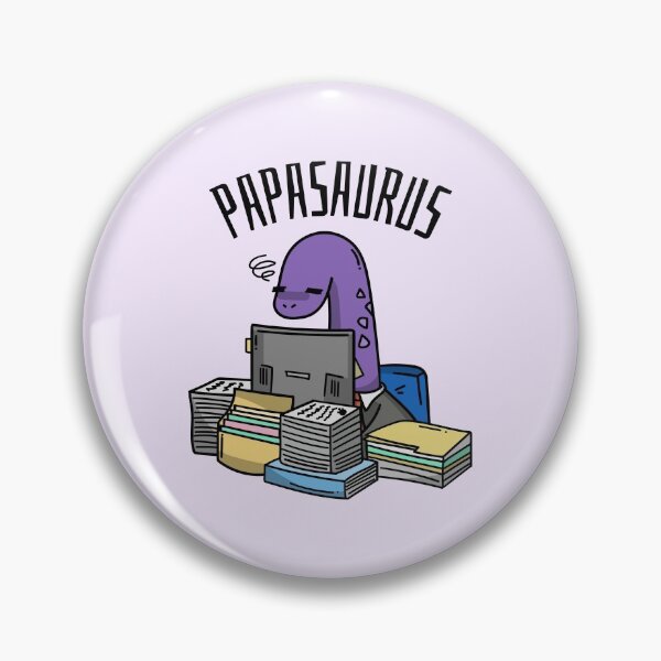 Item preview, Papasaurus Cute Dinosaur designed and sold by Wachi-A.