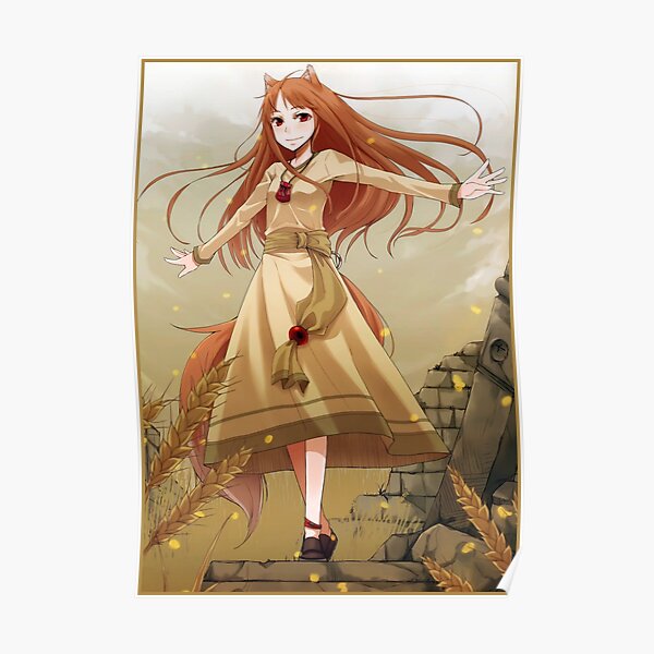 Horo Spice And Wolf Poster By Virael Redbubble