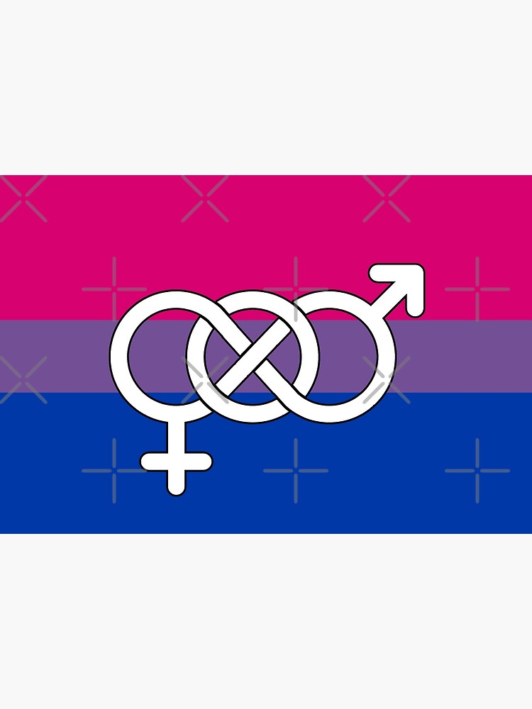 Bisexual Symbol Pride Flag Poster For Sale By Identipride Redbubble