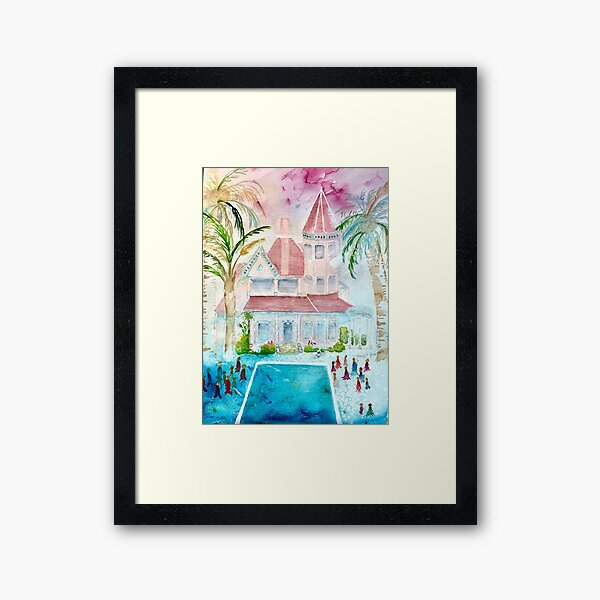 Item preview, Southernmost House Key West Watercolor designed and sold by WendysArtStudio.