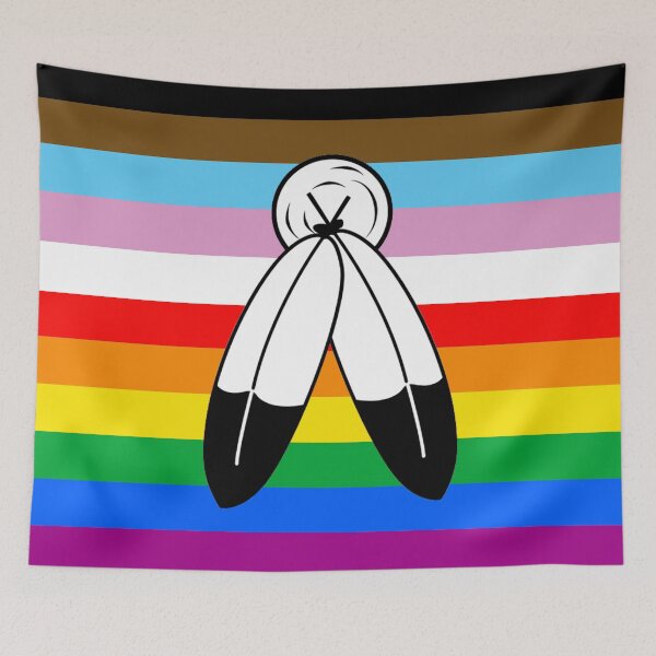 Item preview, Two-Spirit LGBTQPOC Pride Flag designed and sold by identipride.