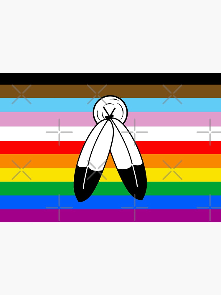 Two Spirit LGBTQPOC Pride Flag Sticker For Sale By Identipride Redbubble