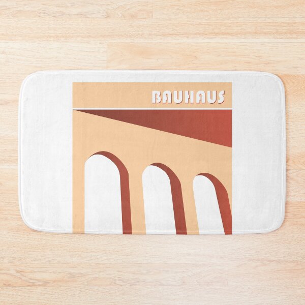 Item preview, Bauhaus - Retro / Art Deco architecture discipline from Berlin, Germany - Available in posters, etc - Brown Beige On White designed and sold by crazycollective.
