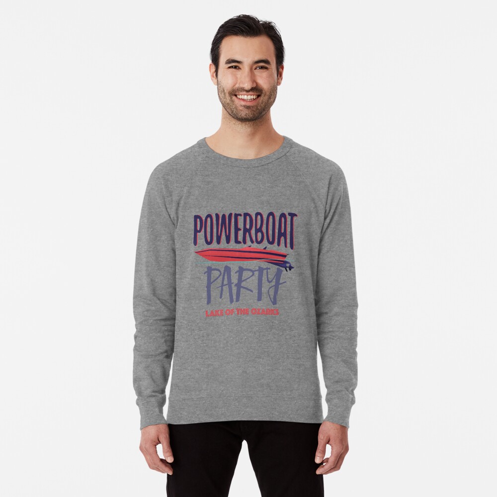Item preview, Lightweight Sweatshirt designed and sold by powerboatparty.