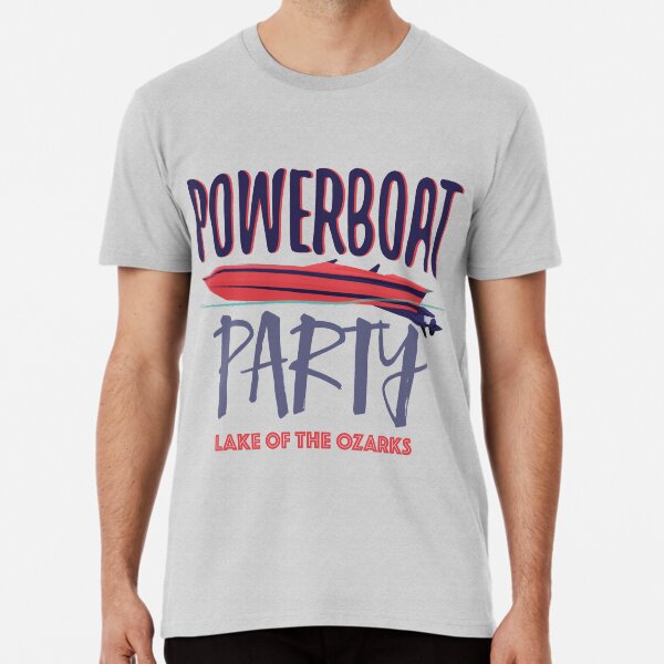 Powerboat Party Lifestyle Clothing [LOGO V.1 - LAKE OF THE OZARKS EDITION] Premium T-Shirt