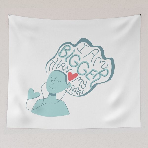 Item preview, I am bigger than my fears designed and sold by MightySally.
