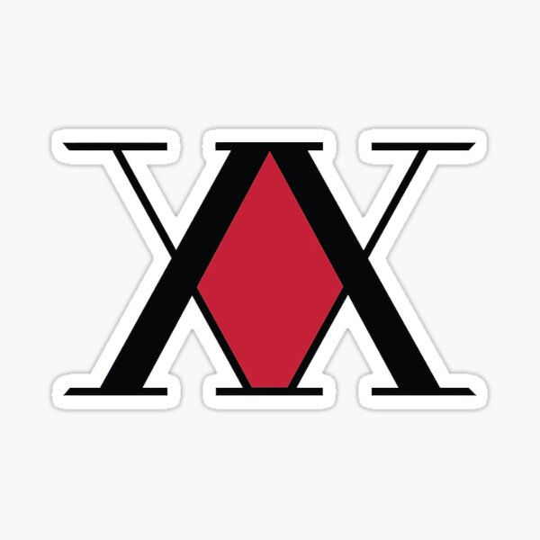 Hunter X Hunter Logo Stickers Redbubble - hunter x online roblox