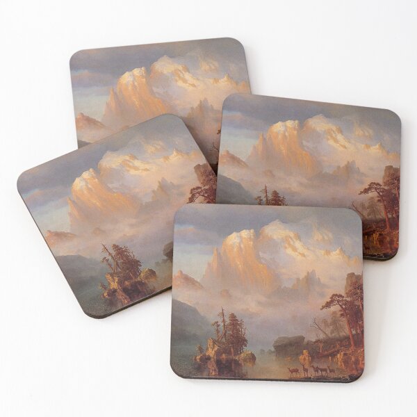 Item preview, Bierstadt Albert  Rock Mountains designed and sold by naturematters.