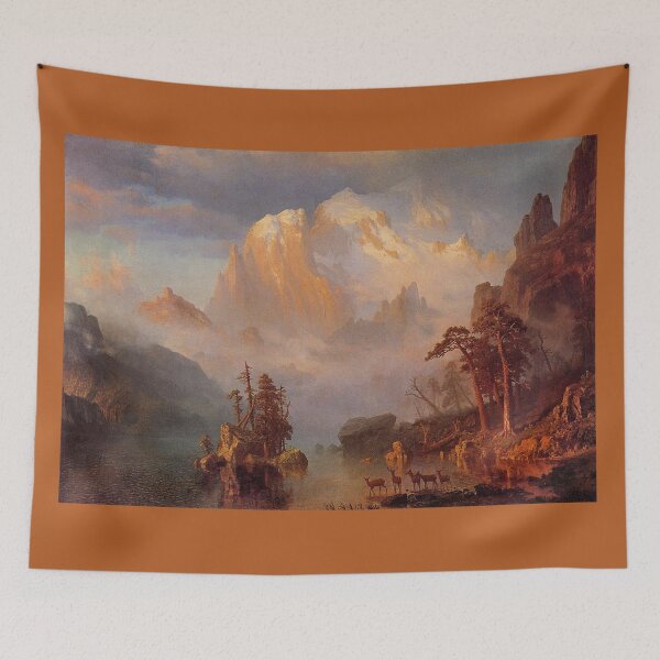 Item preview, Bierstadt Albert  Rock Mountains designed and sold by naturematters.