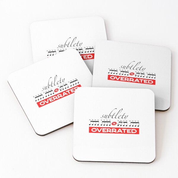 Item preview, Subtlety Is Overrated - Accent Every Note designed and sold by Kendall Anderson.