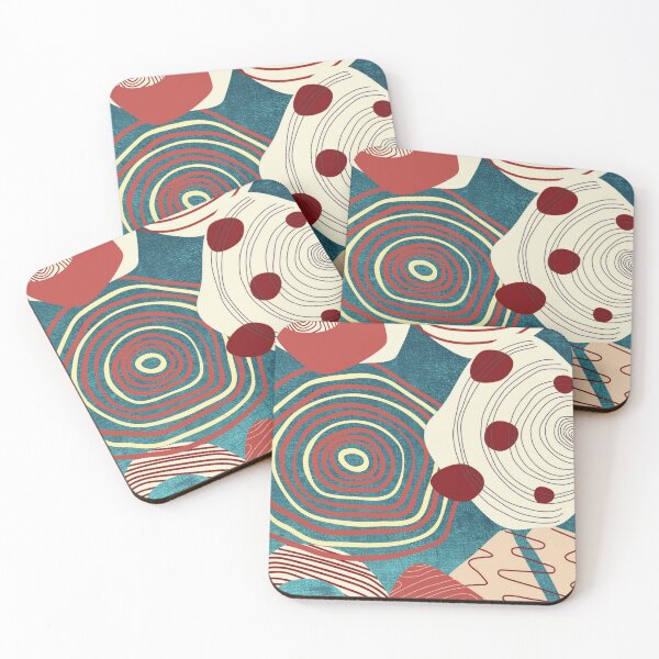 Item preview, Abstract Circles On Emerald Green designed and sold by Lori  Rosen.