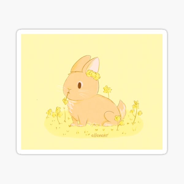 Item preview, Bunny Destroyer of Flowers designed and sold by ellenent.