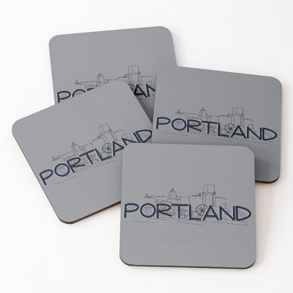 Item preview, Portland Skyline designed and sold by Kaydee Mick.