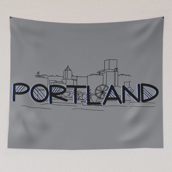 Item preview, Portland Skyline designed and sold by Kaydee Mick.
