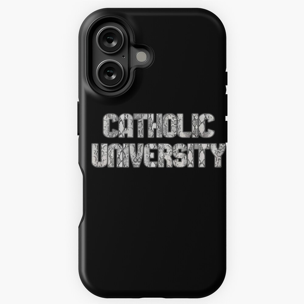 Snakeskin Catholic University Design Sticker