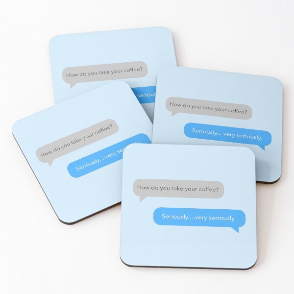 Item preview, Coffee Text Message designed and sold by InfiniteeShop.