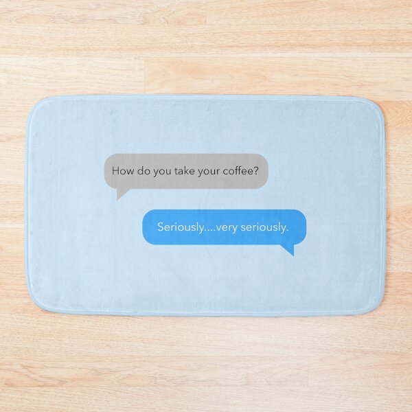 Item preview, Coffee Text Message designed and sold by InfiniteeShop.