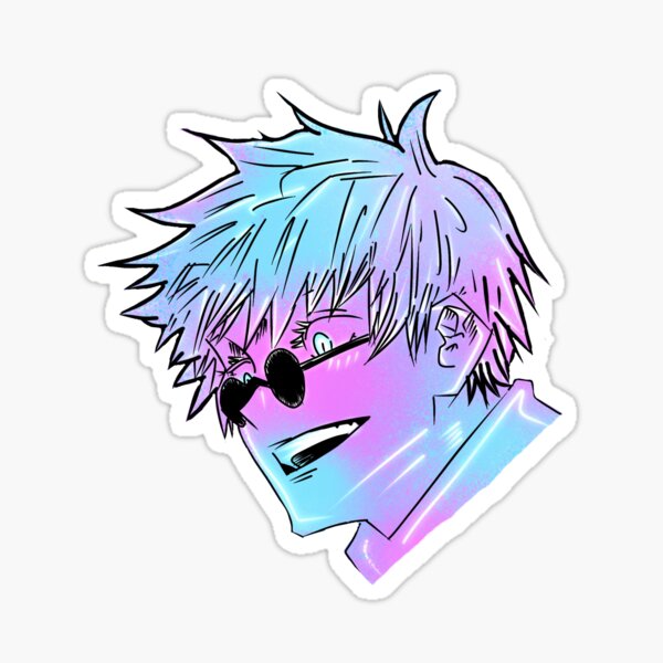 Gojo Satoru Sticker For Sale By Kokoshi Art Redbubble