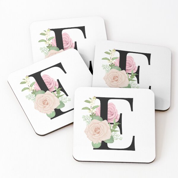 Item preview, Floral E Monogram designed and sold by starrylite.