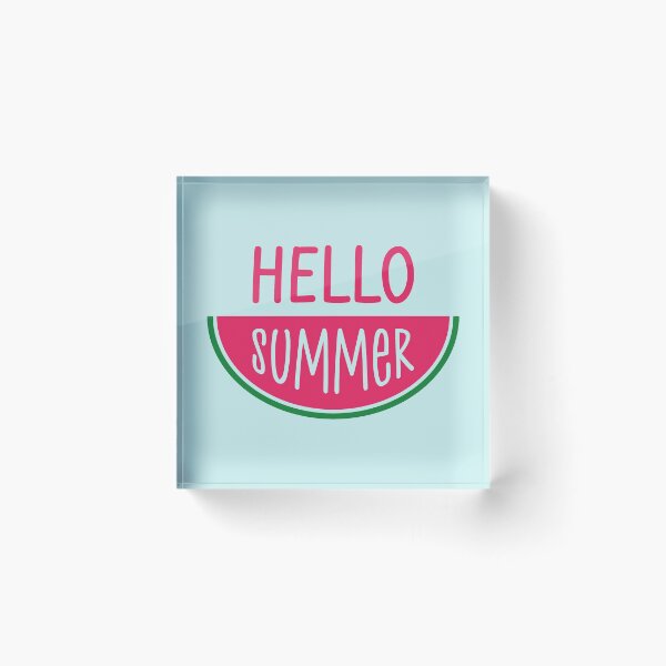 Item preview, Hello Summer 2021 (Light Blue BG) designed and sold by ClaudiaGrosso.