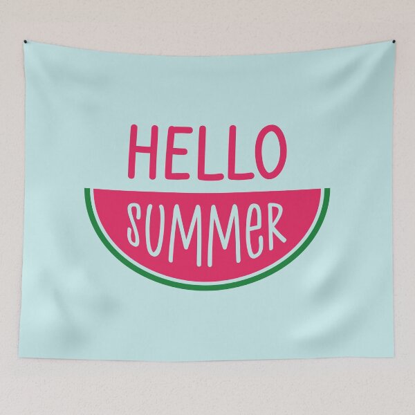 Item preview, Hello Summer 2021 (Light Blue BG) designed and sold by ClaudiaGrosso.