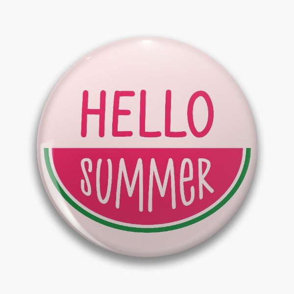 Item preview, Hello Summer 2021 (Light Pink BG) designed and sold by ClaudiaGrosso.