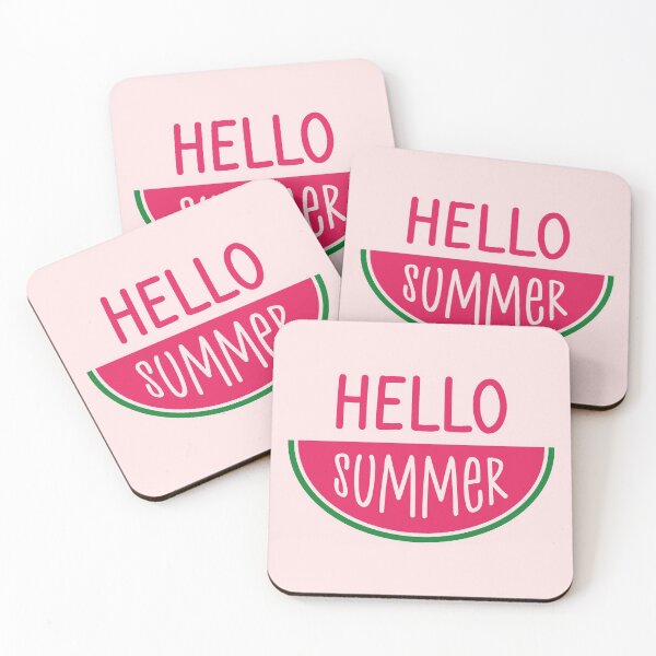 Item preview, Hello Summer 2021 (Light Pink BG) designed and sold by ClaudiaGrosso.