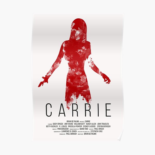 Carrie 1976 Posters Redbubble