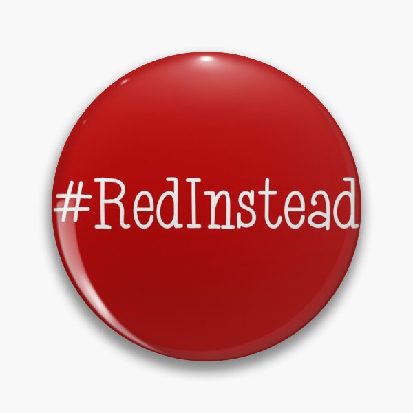 Item preview, #RedInstead - Autism acceptance designed and sold by FatCatProds.