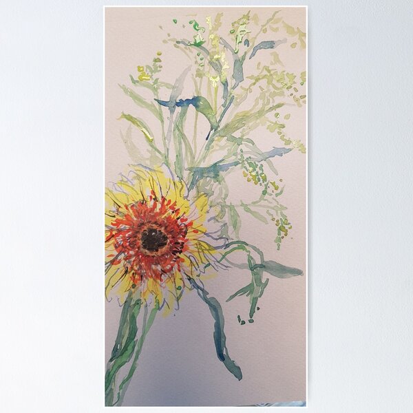 Item preview, Gerbera, Hadassa Ein Karem (watercolor) designed and sold by EsterKarenAida.