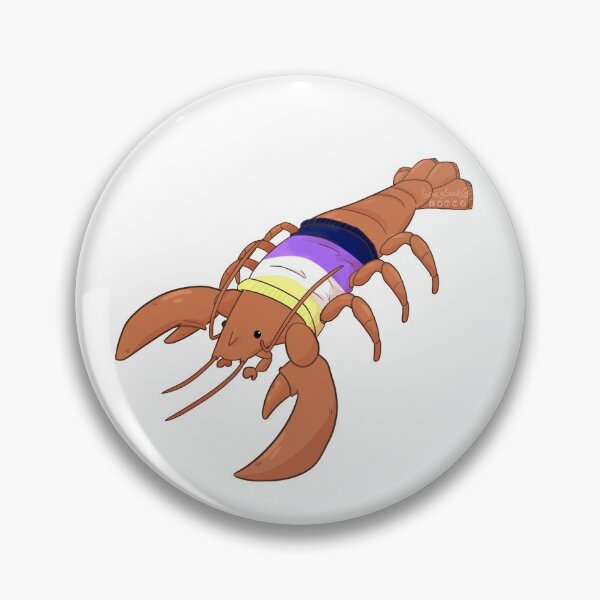 Item preview, Nonbinary Lobster designed and sold by Soulfire402.