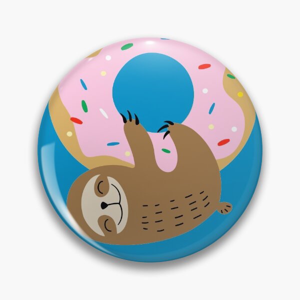 Item preview, Funny Sloth I Donut Want to be Ordinary Doughnut designed and sold by creative321.