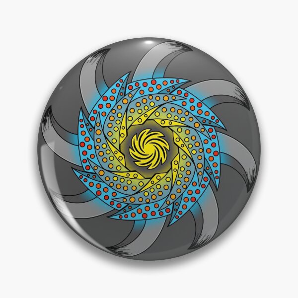 Item preview, Glowing Throwing Star Mandala #41 designed and sold by newmicro.