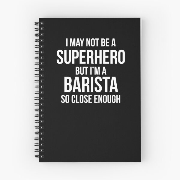 Artikelvorschau, Ich bin vielleicht kein Superheld, aber ich bin ein Barista - lustiger Barista entworfen und verkauft von BellaVille.