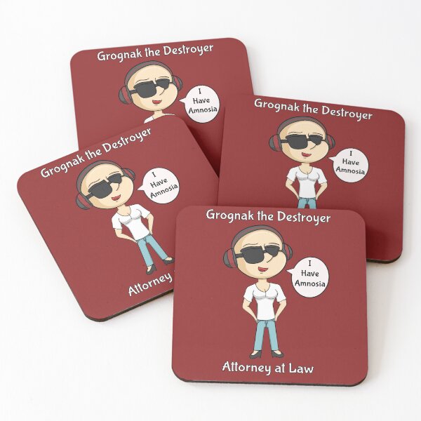 Item preview, Grognak The Destroyer Attorney at Law designed and sold by MollyTamolly.