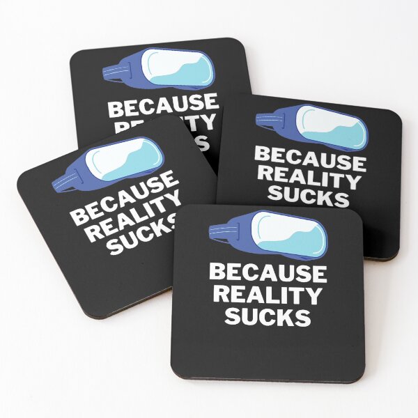 Item preview, Because Reality Sucks - Funny Virtual Reality VR Gamer  designed and sold by BellaVille.