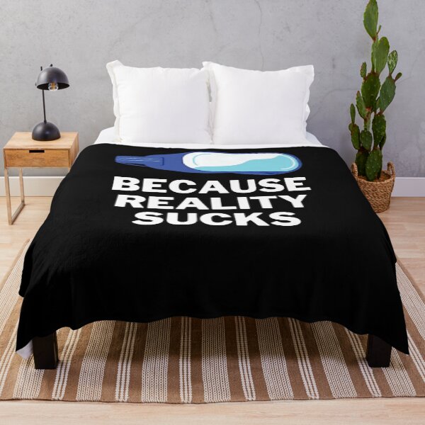 Item preview, Because Reality Sucks - Funny Virtual Reality VR Gamer  designed and sold by BellaVille.