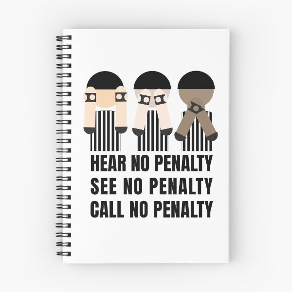 Item preview, Roller Derby Ref Hear No Penalty, Call No Penalty, See No Penalty designed and sold by IzzyInPixels.