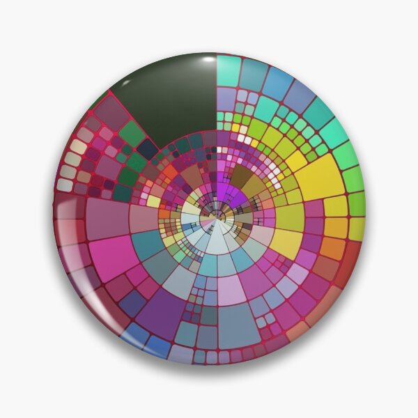 Item preview, Cubist Abstract Bright Multi-Color Fractal Design designed and sold by EarthArtDesigns.