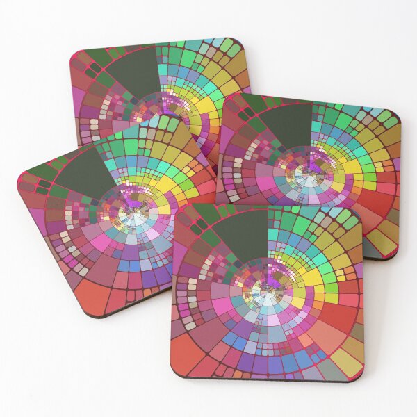 Item preview, Cubist Abstract Bright Multi-Color Fractal Design designed and sold by EarthArtDesigns.